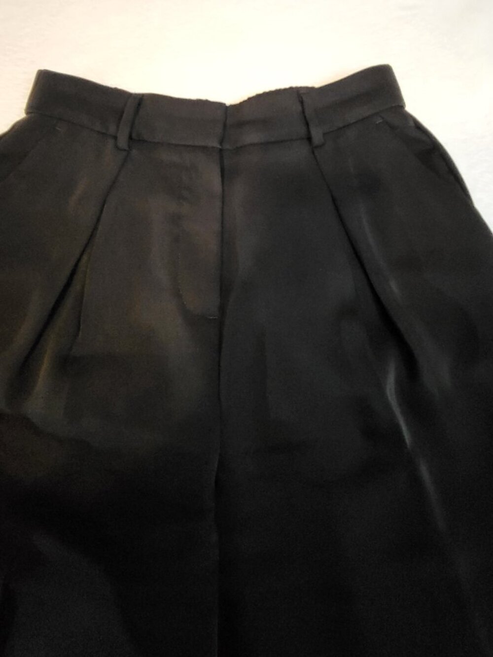 RW&CO. Black Wide-Leg High-Waist Trousers - Picture 6 of 14